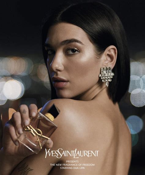 ysl perfume spokesperson|yves saint laurent dua lipa.